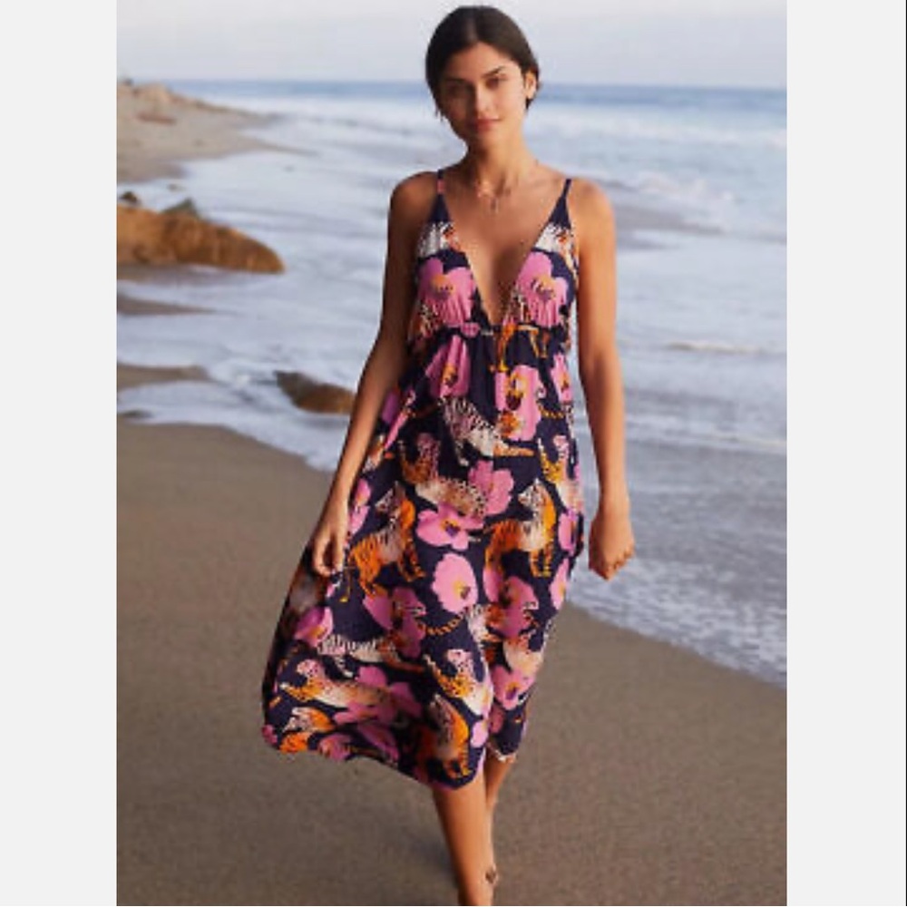 Anthropologie Multicolor Maxi Dress